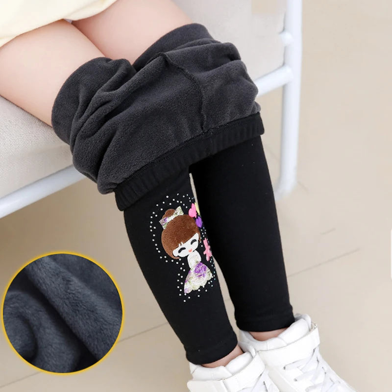 Thick Warm Pants Cartoon Pattern