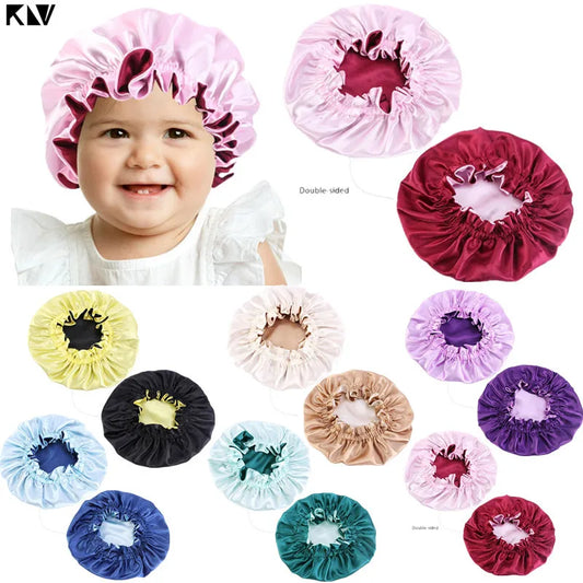 Silky Satin Bonnet Double Layer