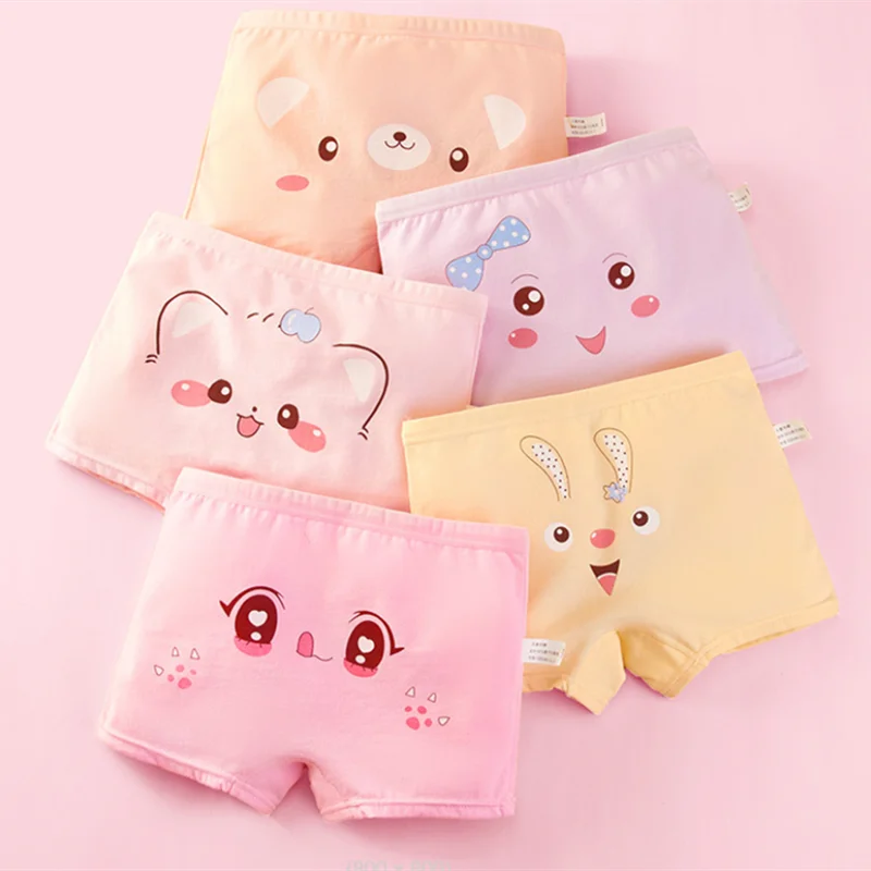 5Pcs Girls Cartoon Underpants