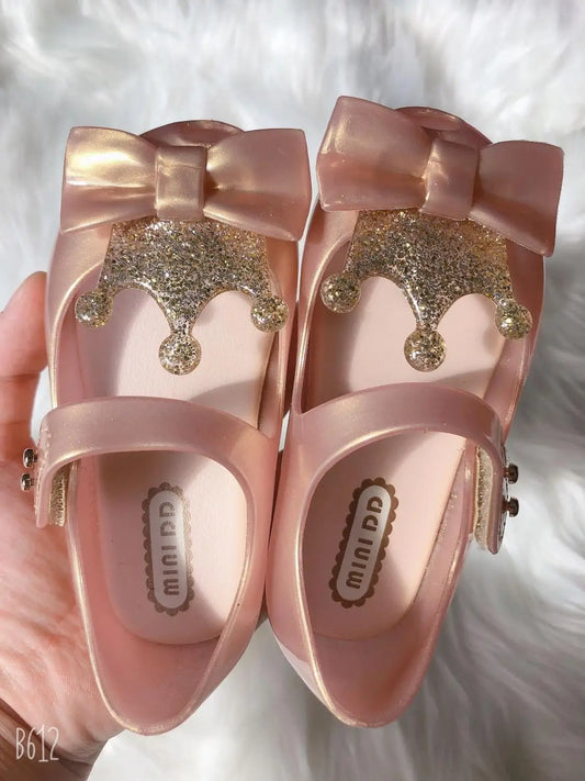 Children Sparkle Crown Sandals