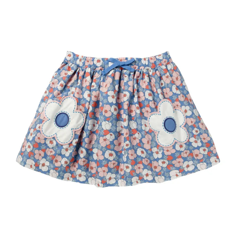 Girls Unicorn Denim Skirt