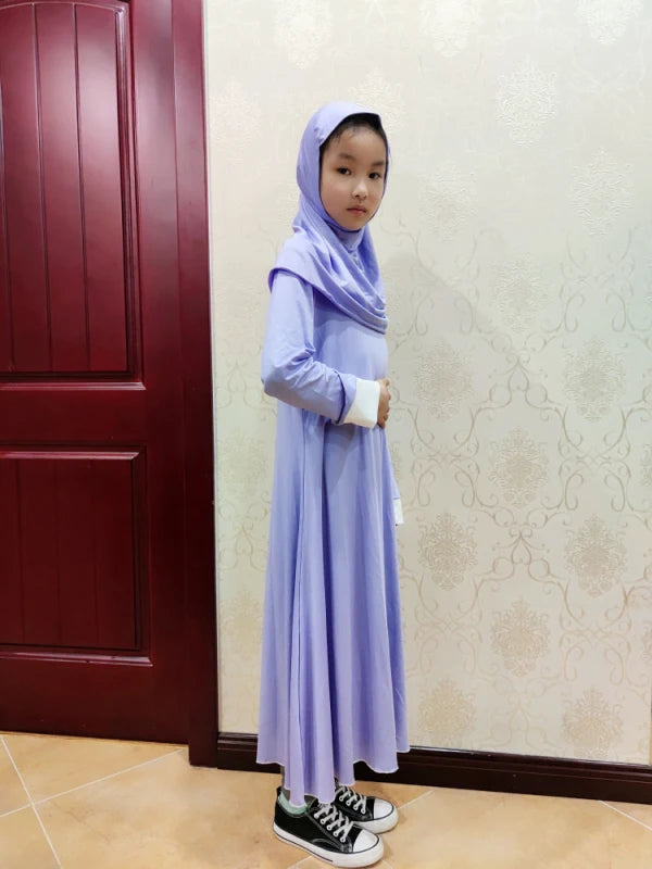 Muslim Girls Prayer Dress Hijab Abaya