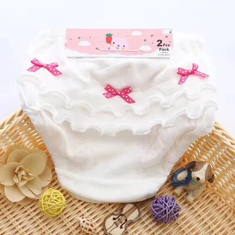 2pc Baby Girls Underwear Cotton