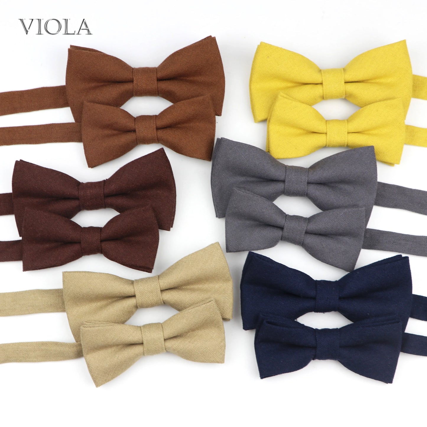 Beautiful Solid 25 Colors Bowtie Sets