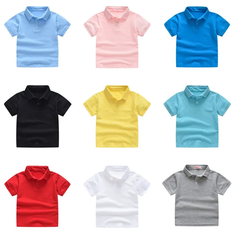 Solid Colour cotton Summer T-shirts