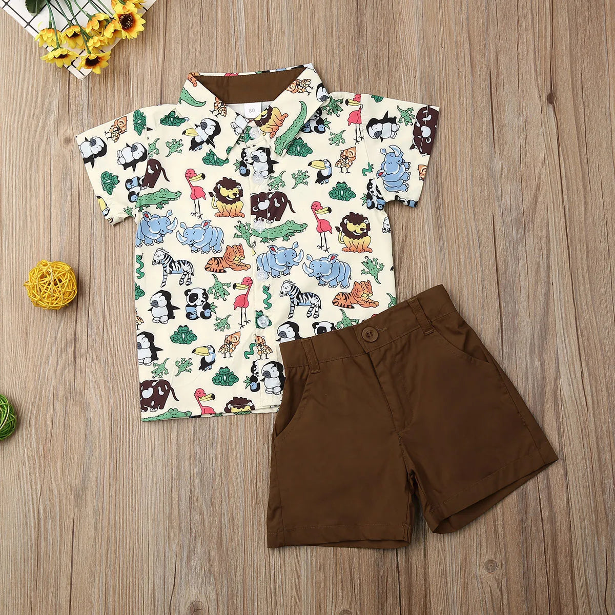 2PCS Toddler Top and shorts