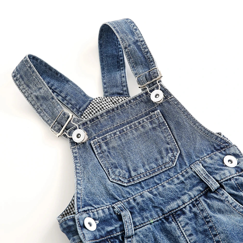 Kids Jean Baby Romper Jumpsuits