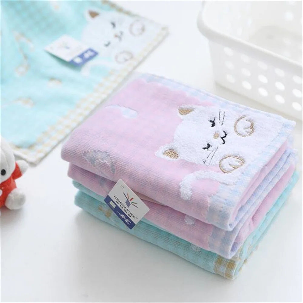 Cotton Children kitten Towel