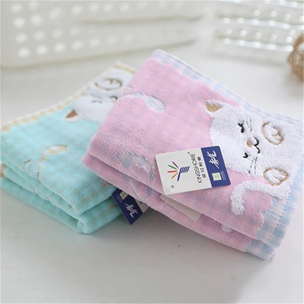 Cotton Children kitten Towel