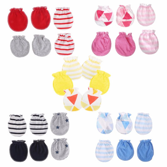 3Pairs Newborn mittens