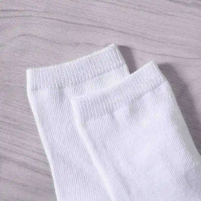 5 Pairs Kids Pure White Sock