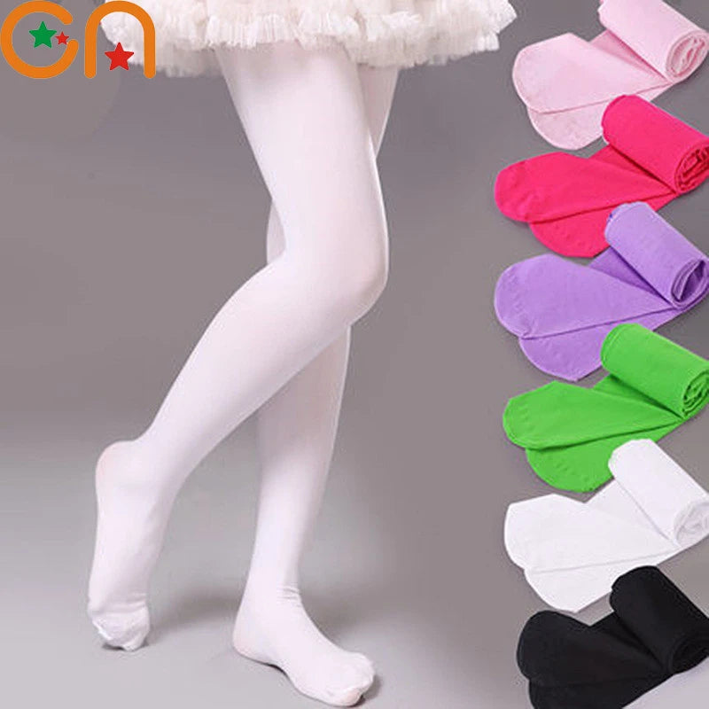 Girls Ballet Dance Velvet Stockings