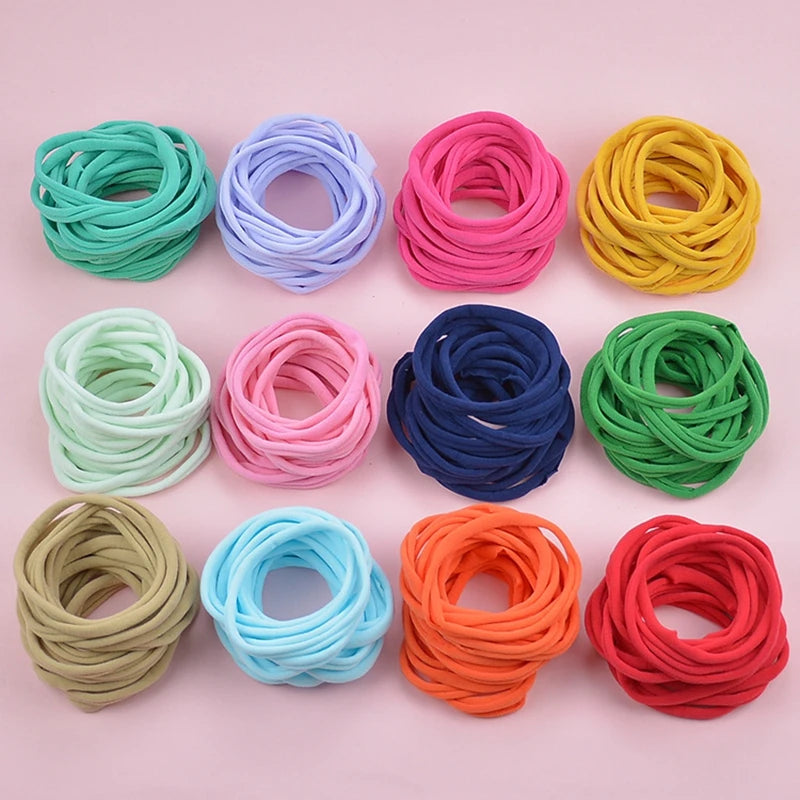 10pcs Nylon Baby Headband Headbands