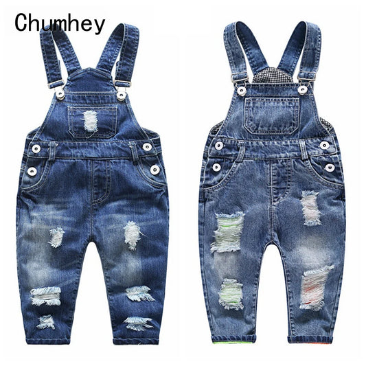 Kids Jean Baby Romper Jumpsuits