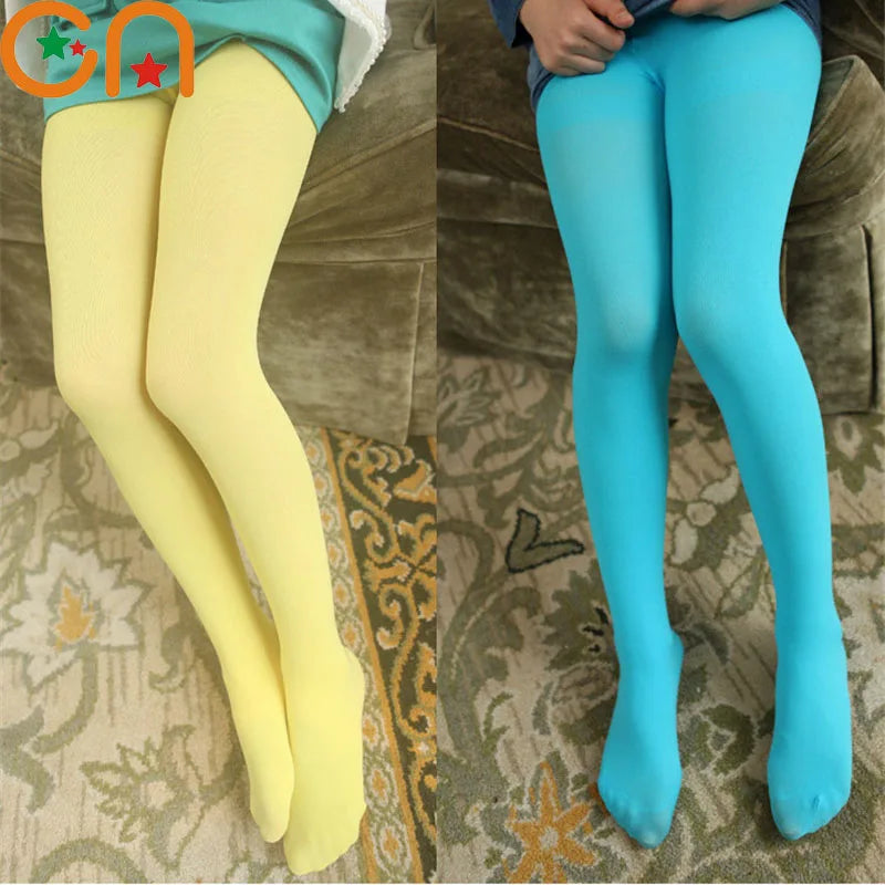 Girls Ballet Dance Velvet Stockings