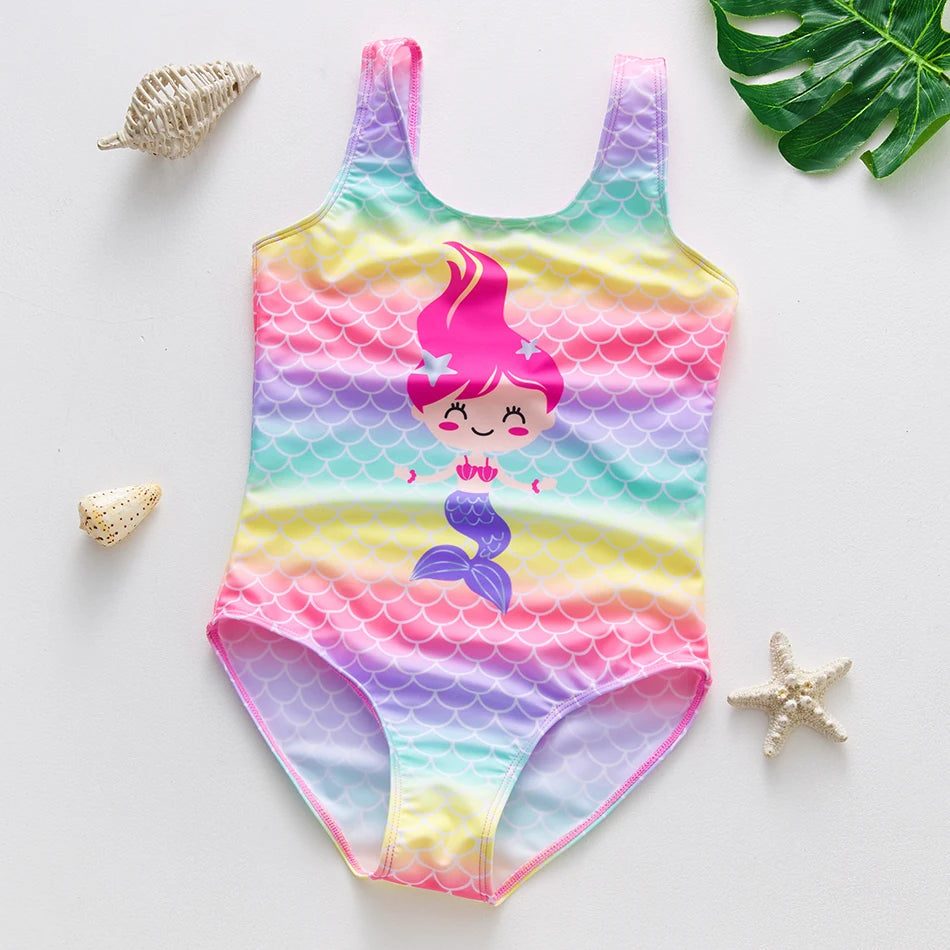 2-9Y Girls swimwear one piece