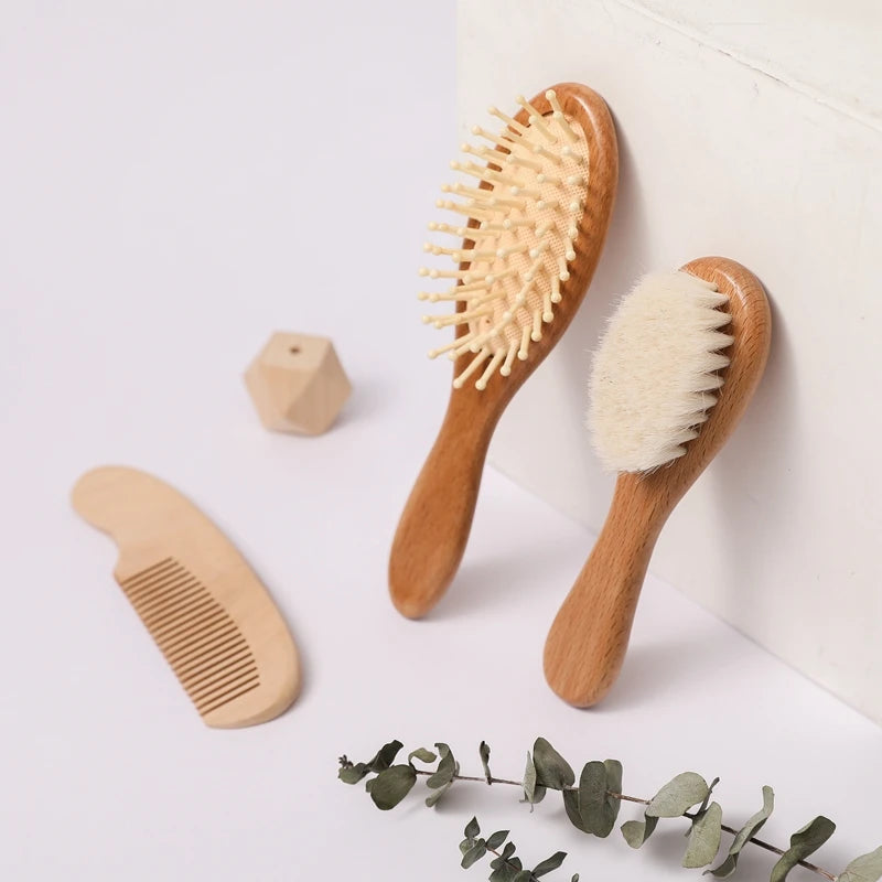 Custom Baby Hair Comb Brush Set