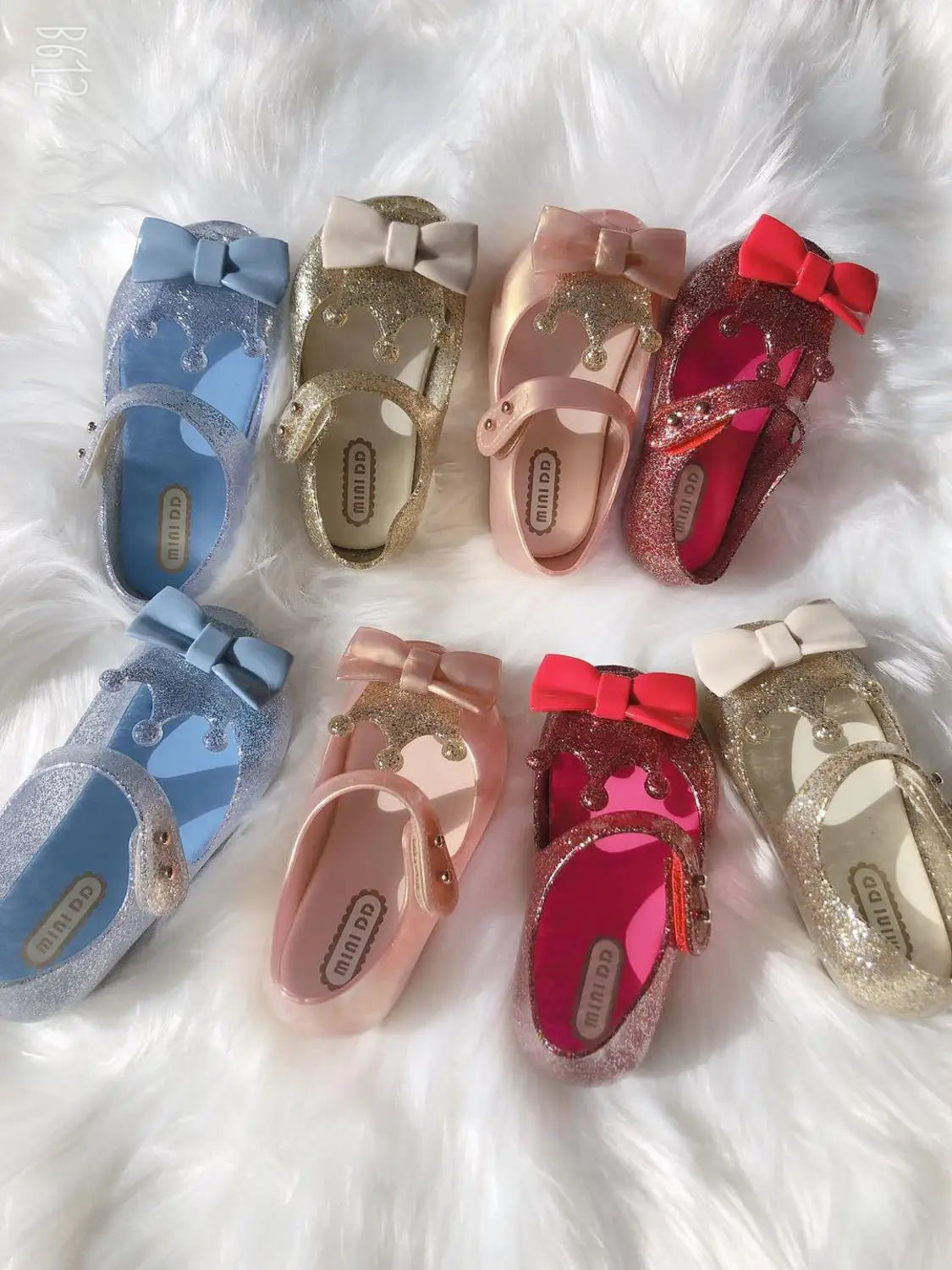 Children Sparkle Crown Sandals