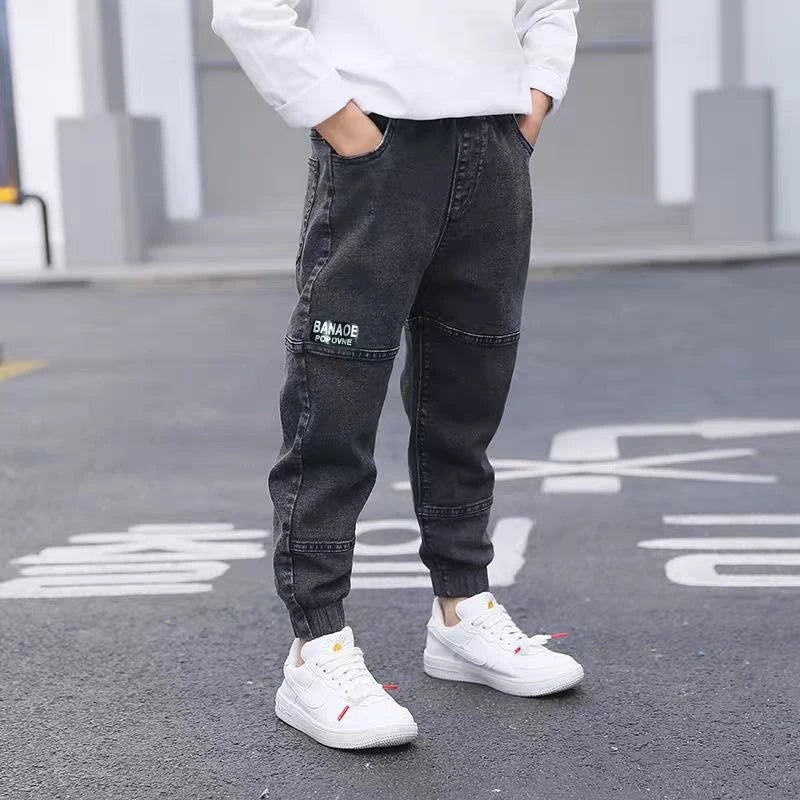 Boys casual elastic waist Jeans