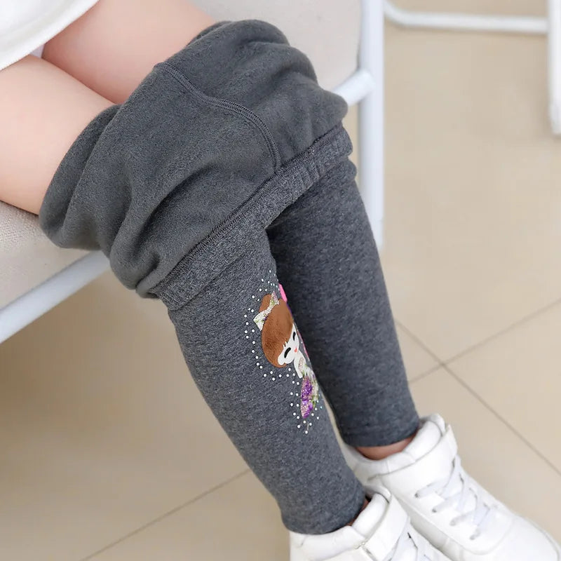 Thick Warm Pants Cartoon Pattern