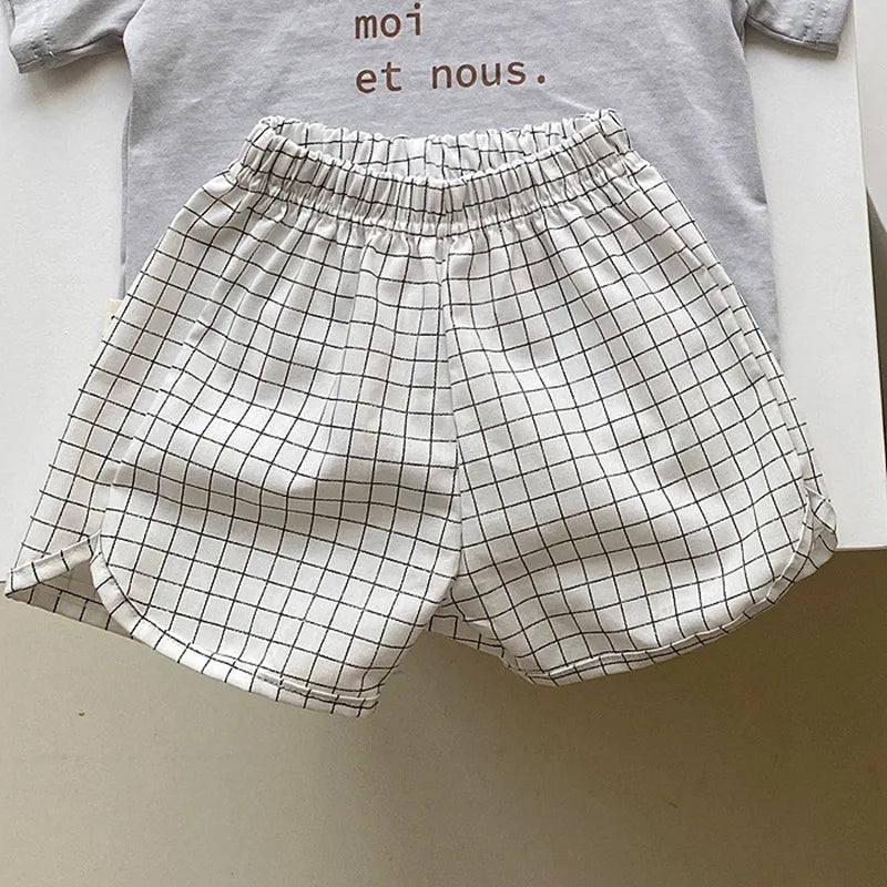 Boy Cotton And Linen Loose shorts