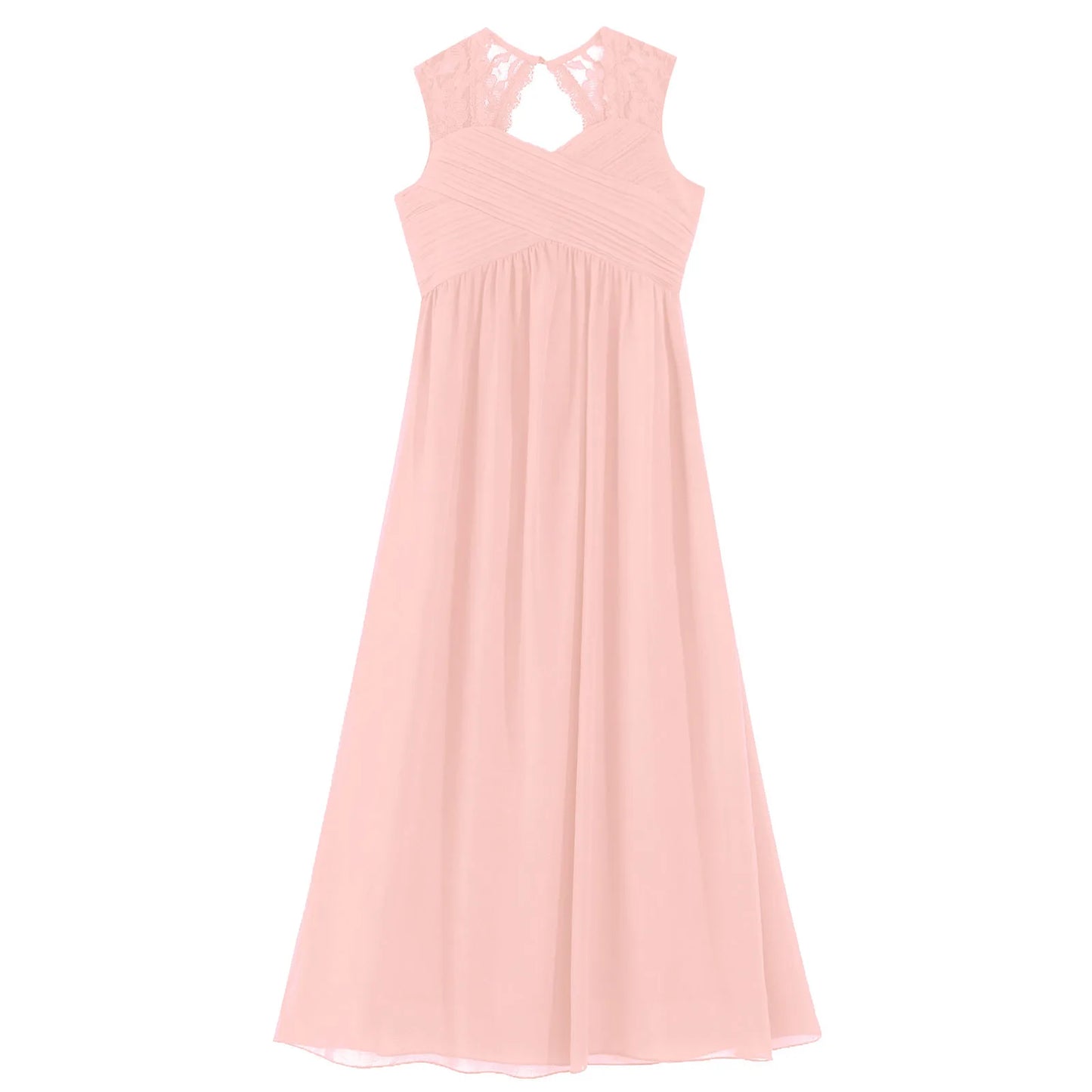 Kid Lace Chiffon Maxi Dress