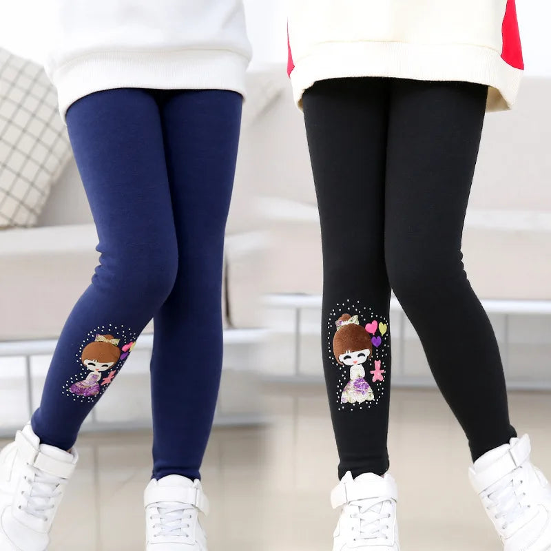 Thick Warm Pants Cartoon Pattern