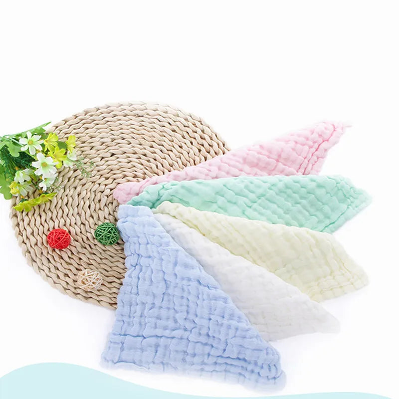 5 pieces/set of muslin towel