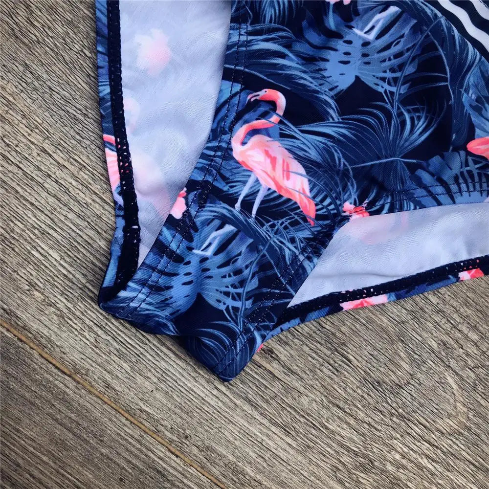 Girls flamingo Two Piece Swimsuits