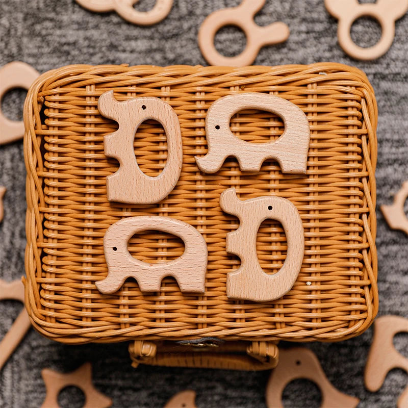 1pc Teether Wooden Animal