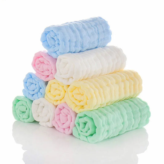 5 pieces/set of muslin towel