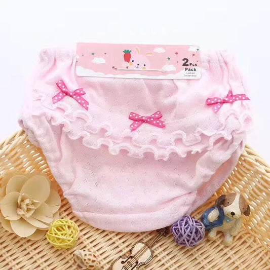 2pc Baby Girls Underwear Cotton