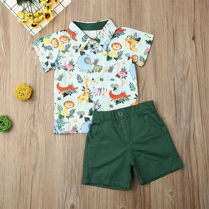 2PCS Toddler Top and shorts