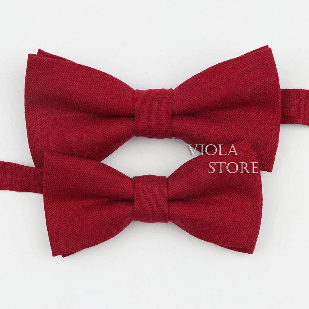 Beautiful Solid 25 Colors Bowtie Sets