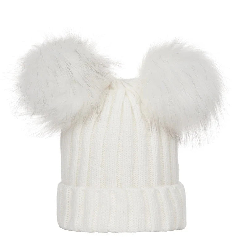 Winter Baby Pompom Beanie