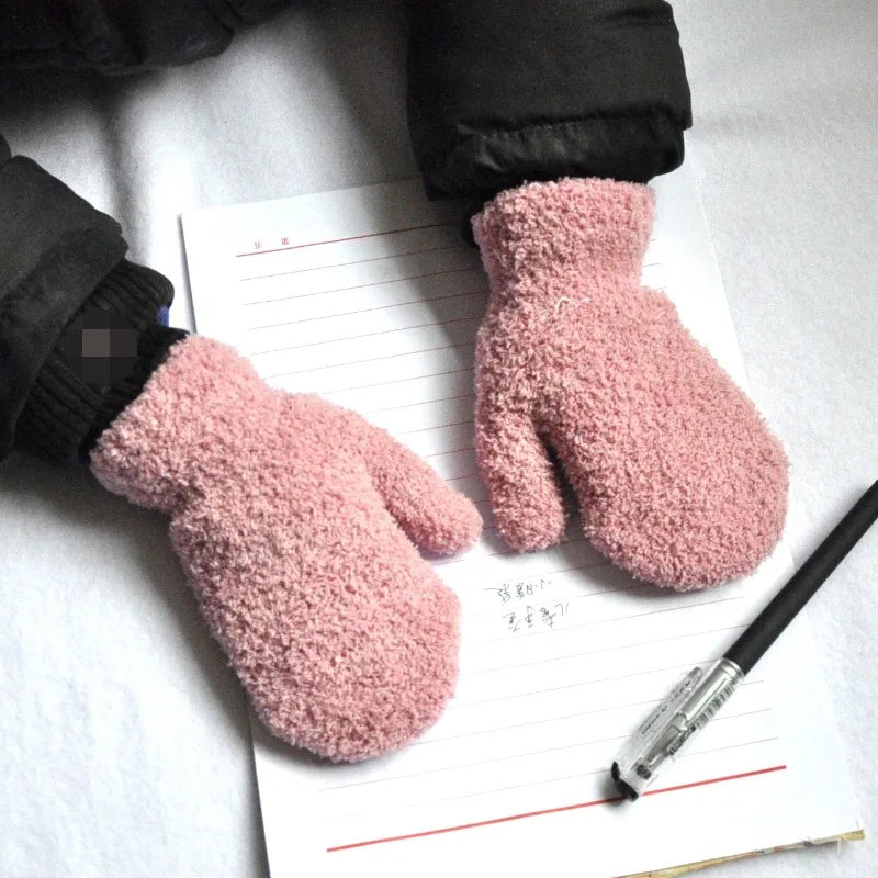 Wool children gloves