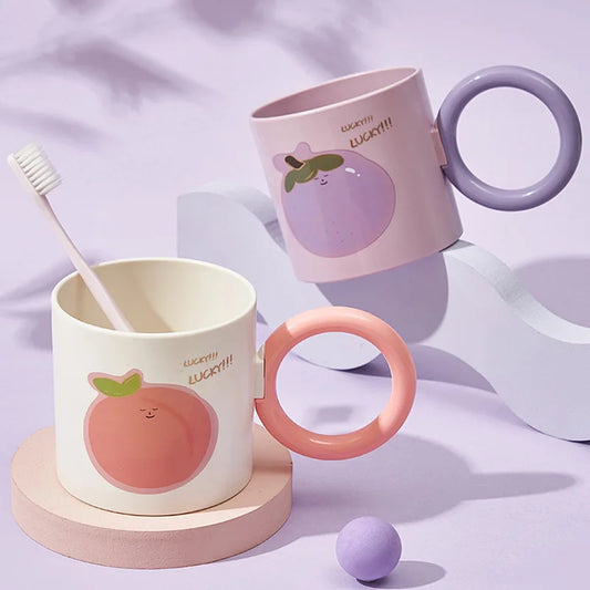 Cute Fruit Toothbrush Cup Kids