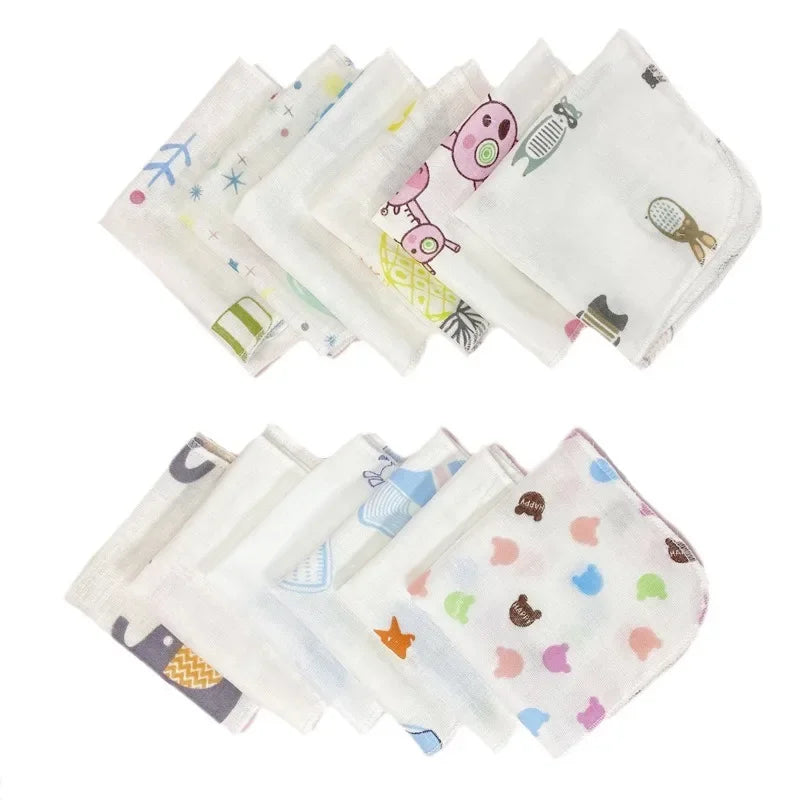 5PC Cotton Small Square towel