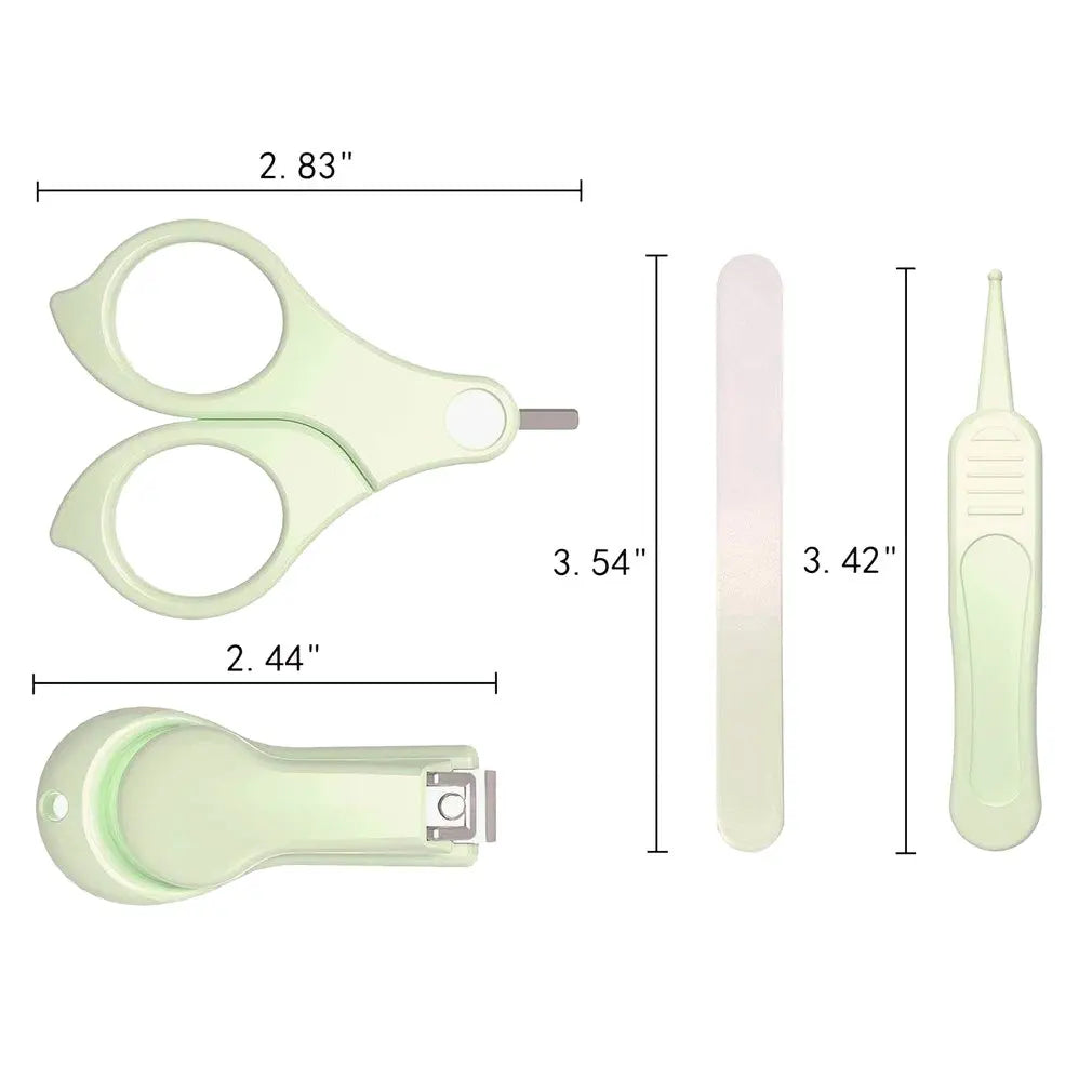 New 4 In 1 Nail Care Kit Cute Case