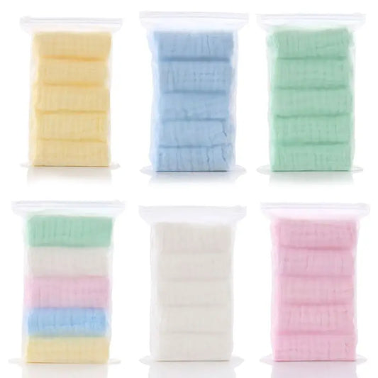 5pcs Baby Square Towels