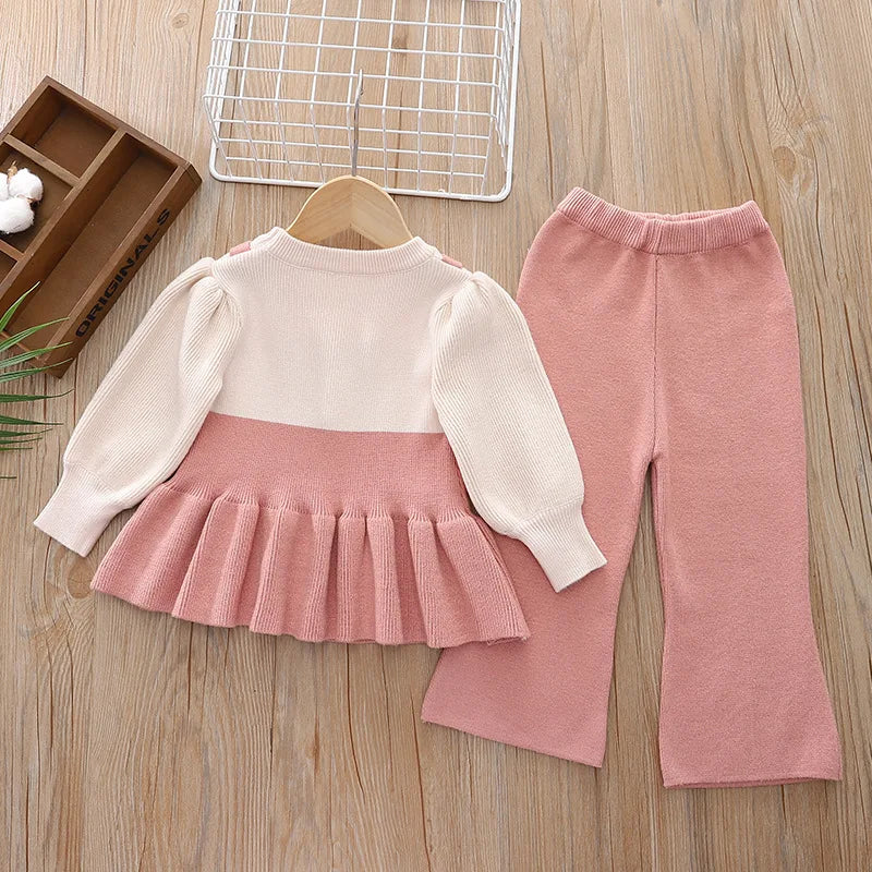 Girls set with long sleeves pants