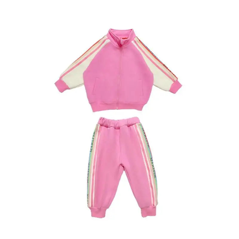 Girls Winter Fleece-Lined Jacket Suit