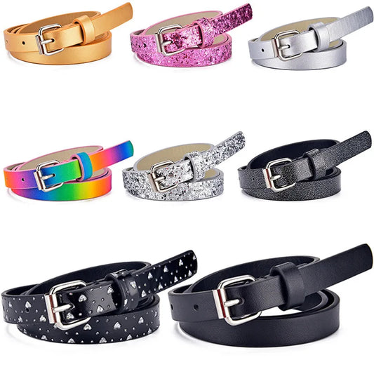 Children Leather Adjustable Belts