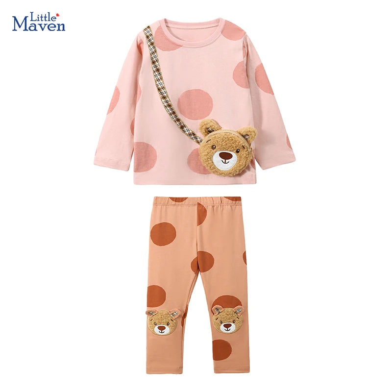 Cotton Bear Tshirt Pants Set