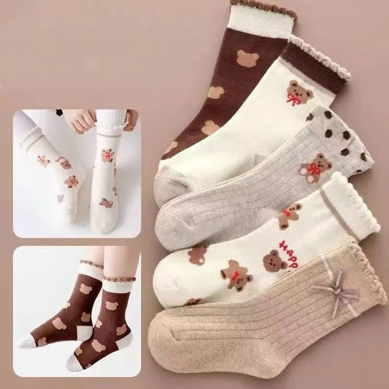 5 Pairs Cotton Socks For Baby