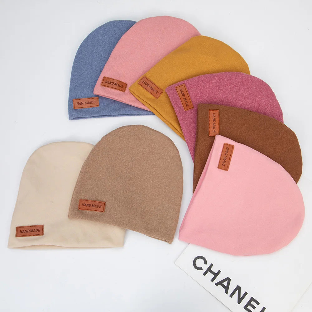 Solid Cashmere Baby beanies