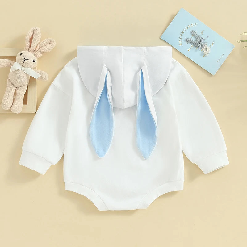 Easter Bunny Ear Long Sleeve Jumpsuit