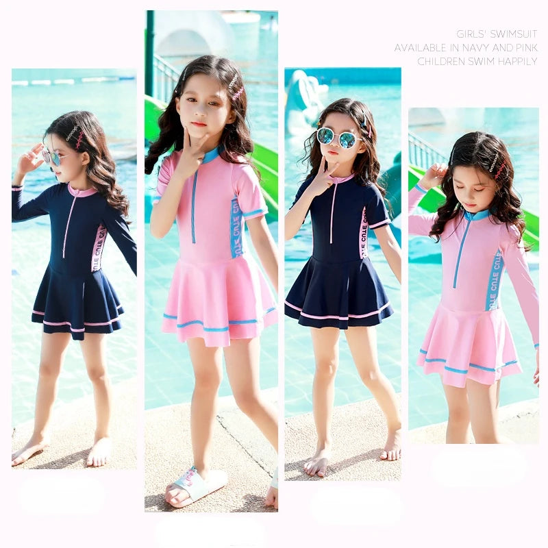 Children One Piece Swimsuit