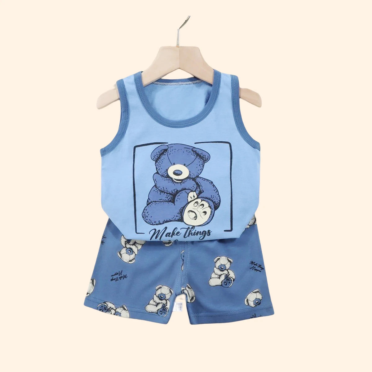 Children Clothing Vest Sets Summer