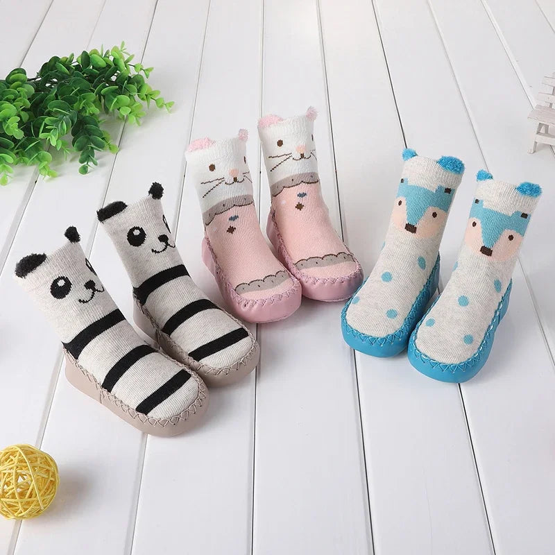 Cotton Warm Shoes Rubber Anti Slip Sole